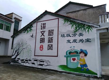 吴堡墙绘是现在流行的墙体广告