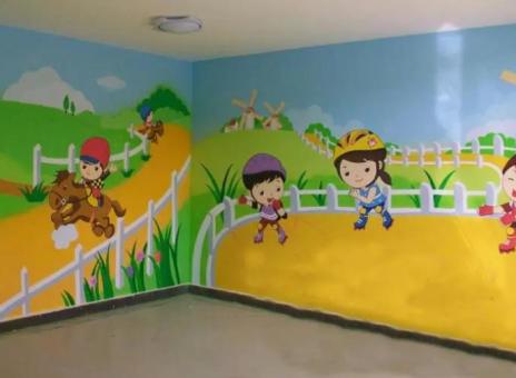 吴堡幼儿园墙体彩绘制作流程及注意事项