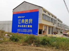 吴堡农村墙体广告在不同形式上面展现的不同特色