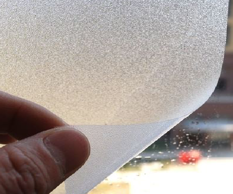 吴堡玻璃门外面粘广告用什么材料好？