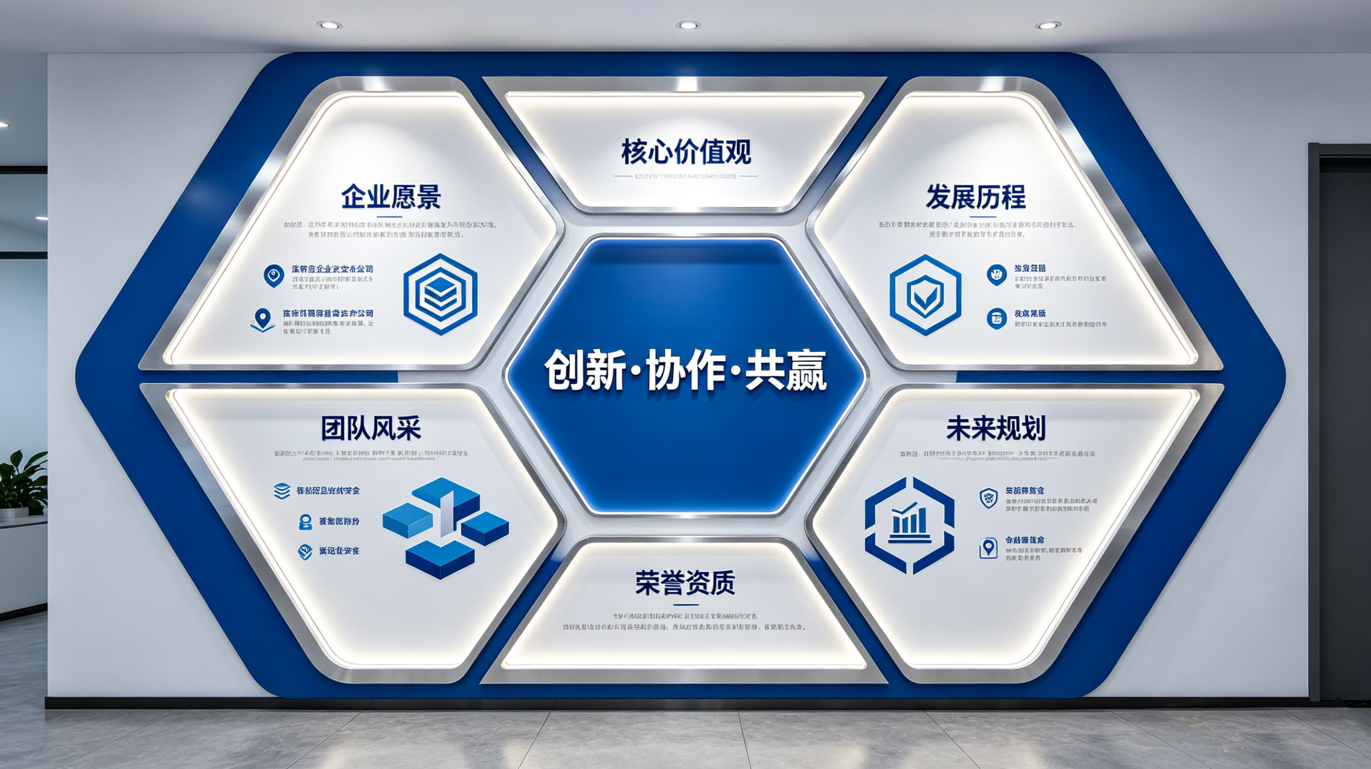 吴堡企业文化墙六边形避坑指南（新手常犯5个错误）